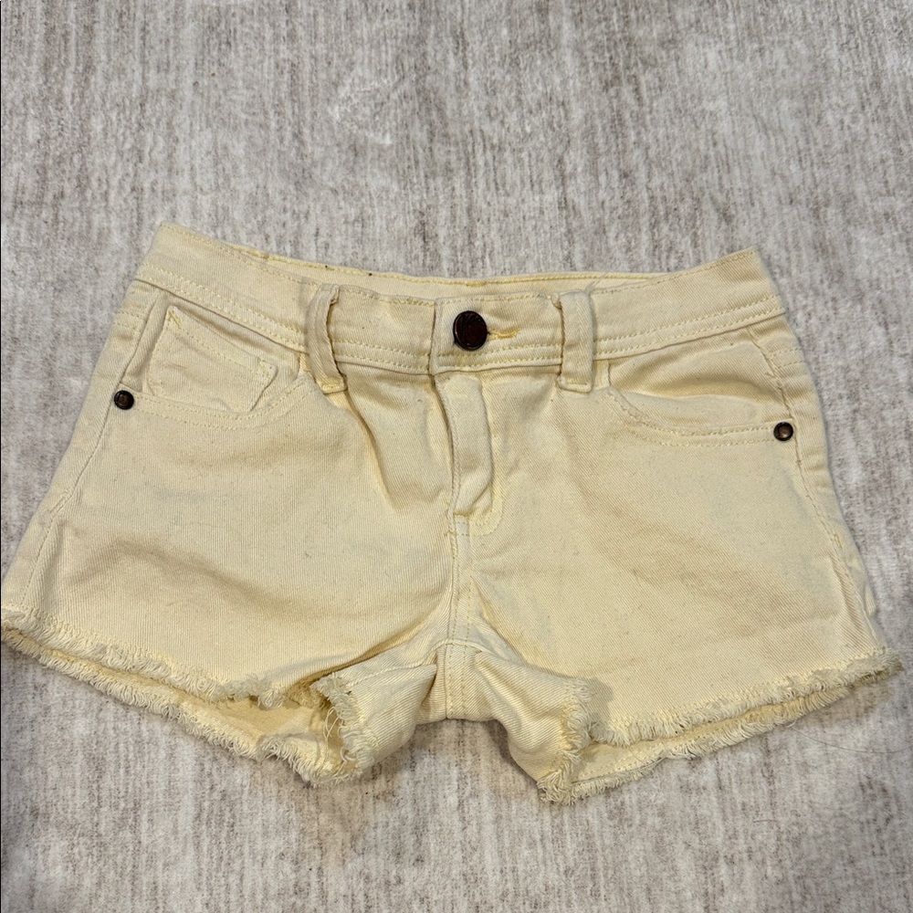 Girls size 12 Frayed Hem Denim Shorts